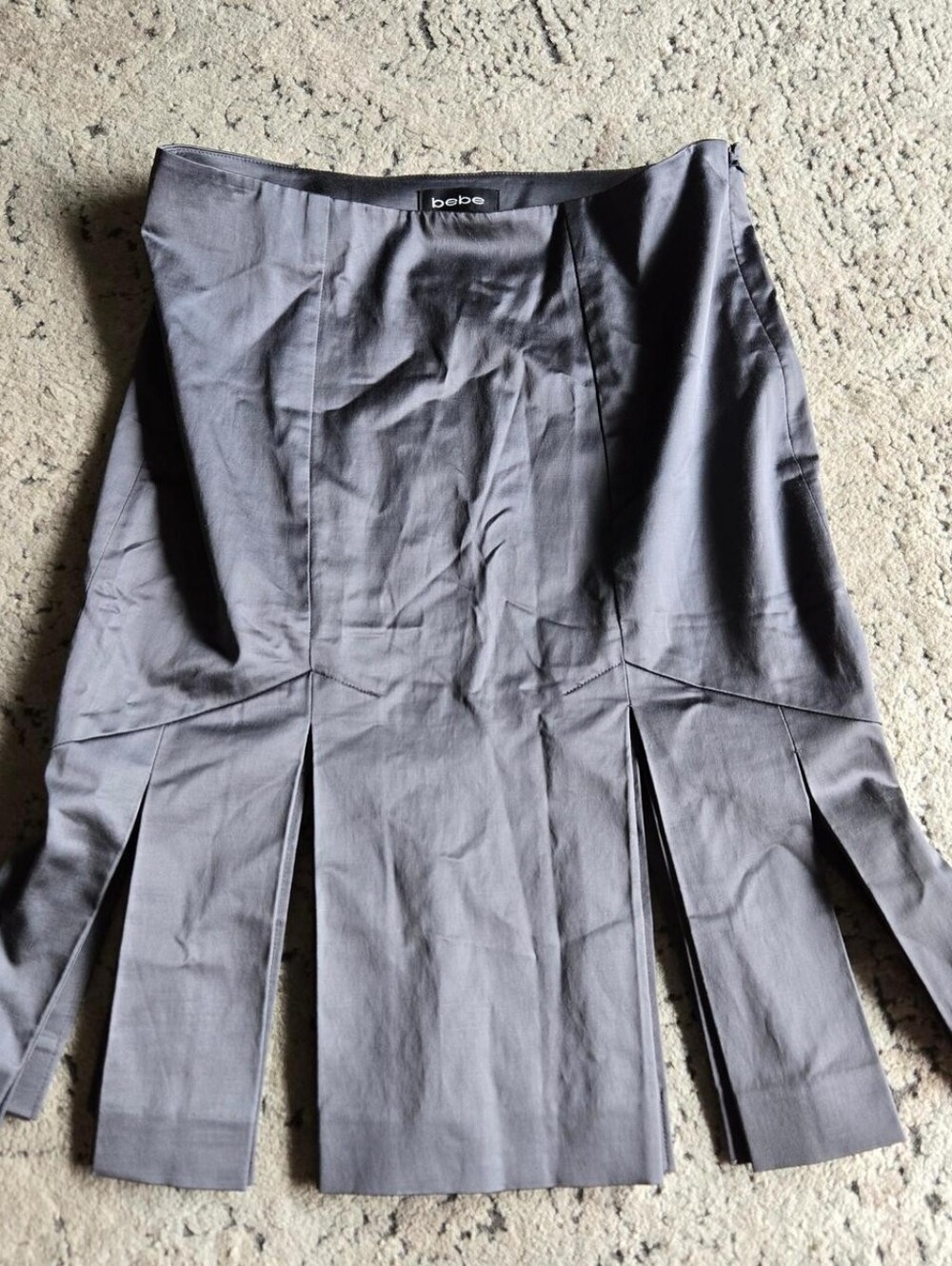 Y2k Bebe Slit Pleat Skirt